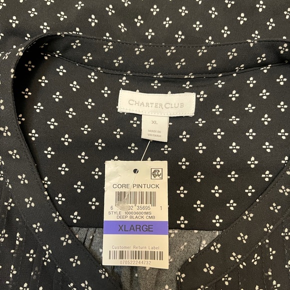 NWT Charter Club Blouse - Picture 13 of 14